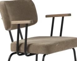 Tom Onderstel Zwart Armstoel