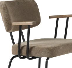 Tom Onderstel Zwart Armstoel