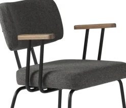 Tom Onderstel Zwart Armstoel