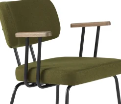 Tom Onderstel Zwart Armstoel