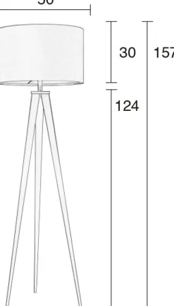 Tripod Vloerlamp