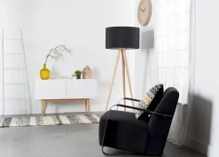 Tripod Wood Vloerlamp