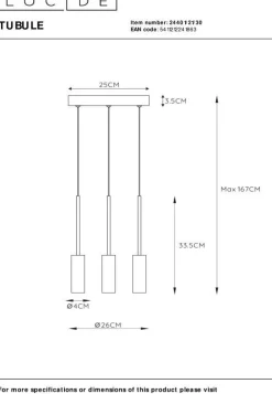 Tubule Hanglamp