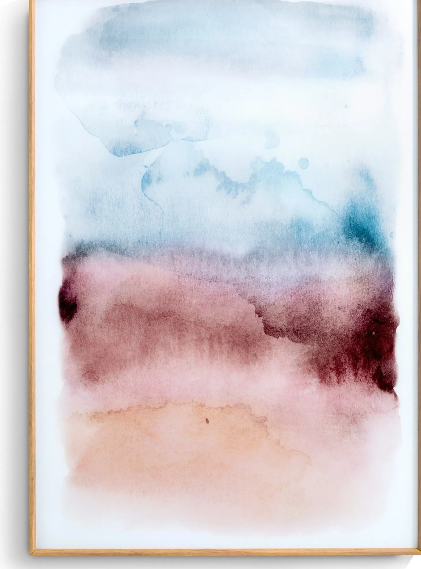 Watercolor Wanddecoratie