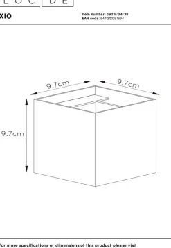Xio Vierkant Wandlamp