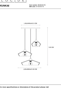 Yunkai Hanglamp
